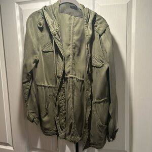 Max Jeans green coat